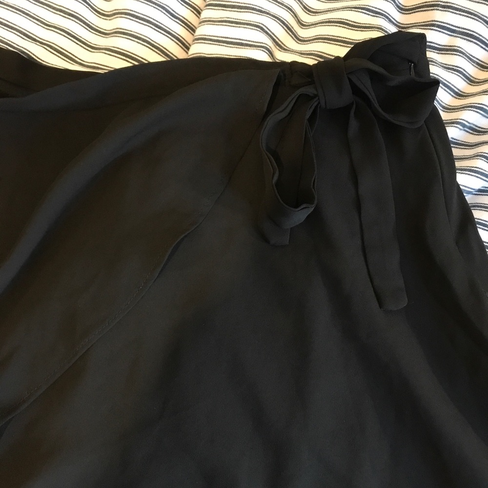 Black Nasty Gal Wrap Skirt